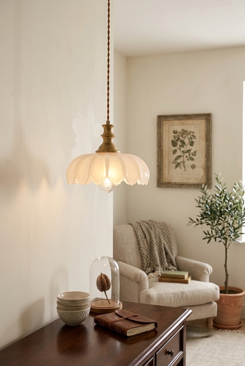 Curating Romance: How to Style the Elegant House of Hampton Light Pendant in the Primary Suite