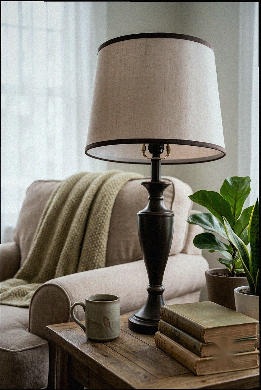 The Art of Bedside Proportions: Styling the Refined Silk Drum Shade