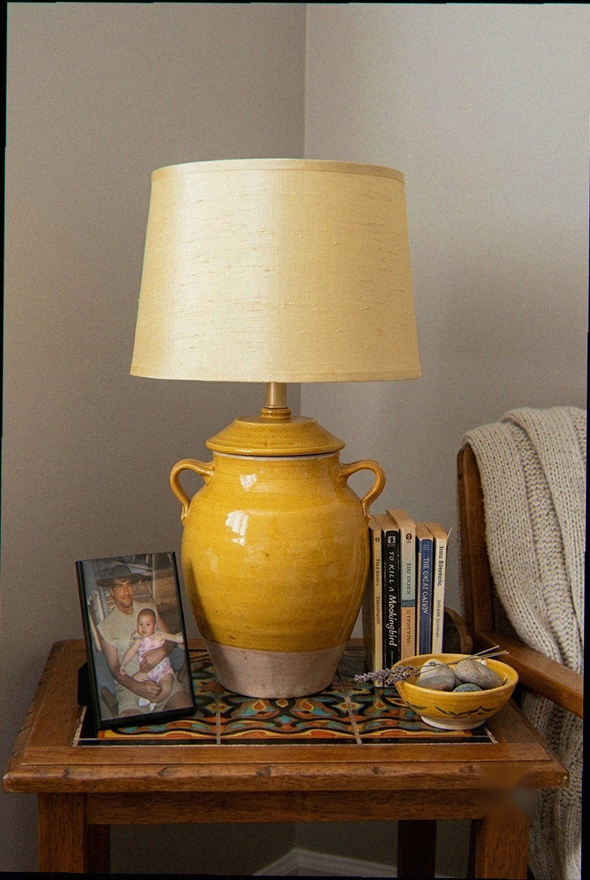The Art of Bedside Proportions: Styling the Refined Silk Drum Shade