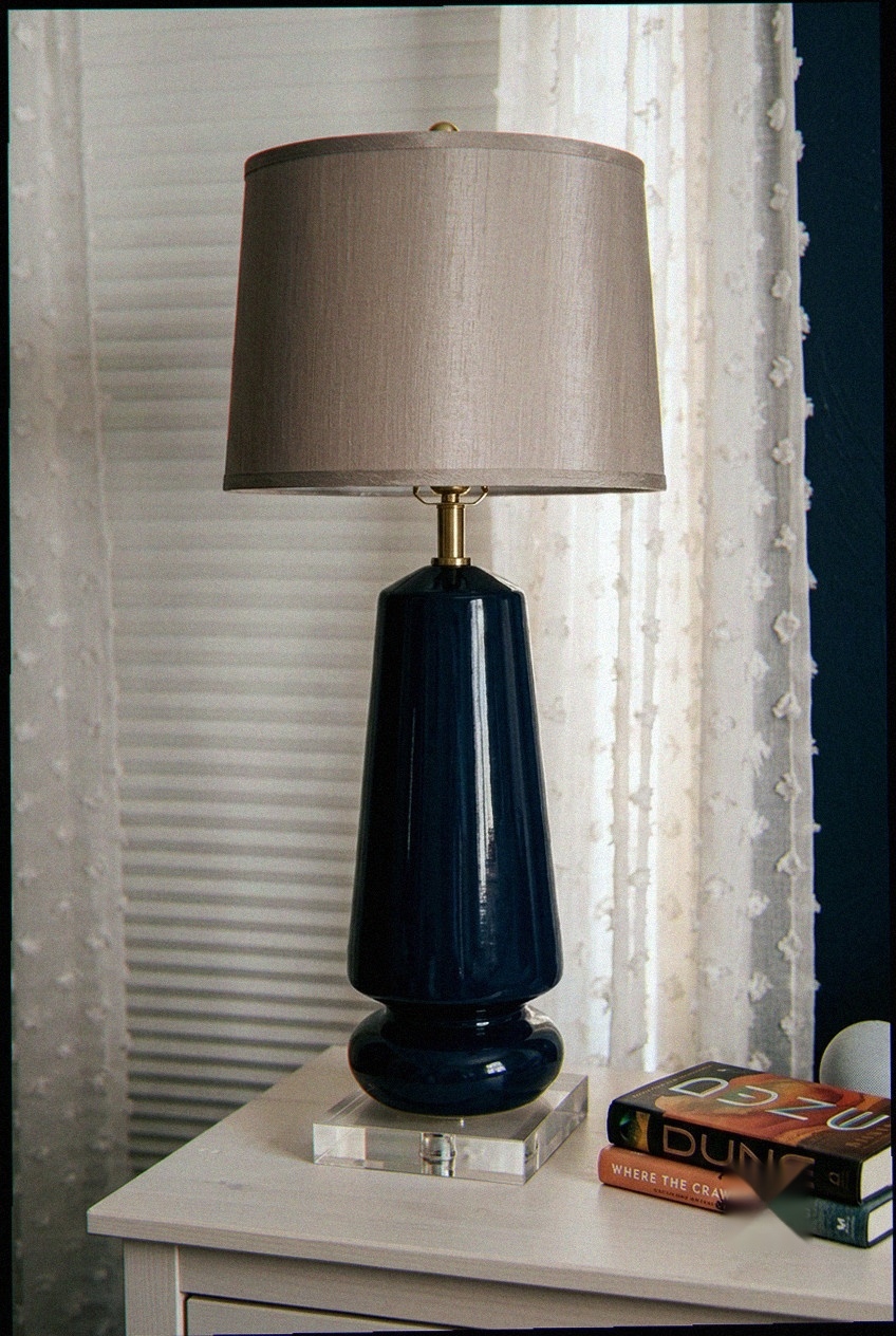 The Art of Bedside Proportions: Styling the Refined Silk Drum Shade