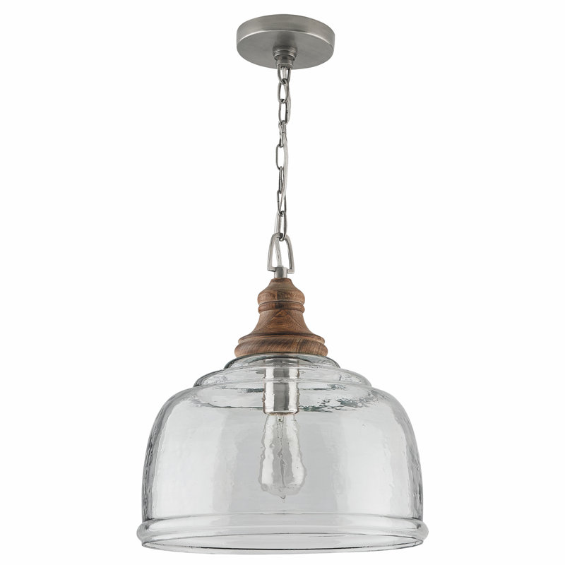 Capital Lighting 1 Light Single Dome Pendant W002107973