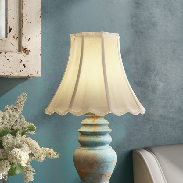 Red Barrel Studio 14 H X 18 W Linen Bell Lamp Shade Spider W004085979
