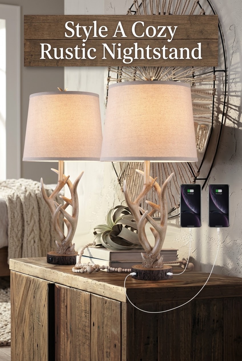 The Art of the Hearthside Vignette: How to Style a Cozy Rustic Nightstand