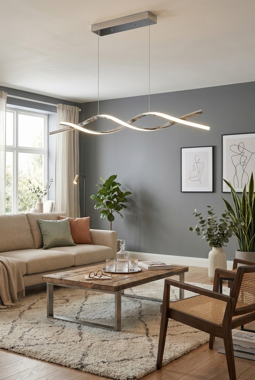 Sculptural Serenity: Styling the Wavy Silhouette in the Modern Bedroom
