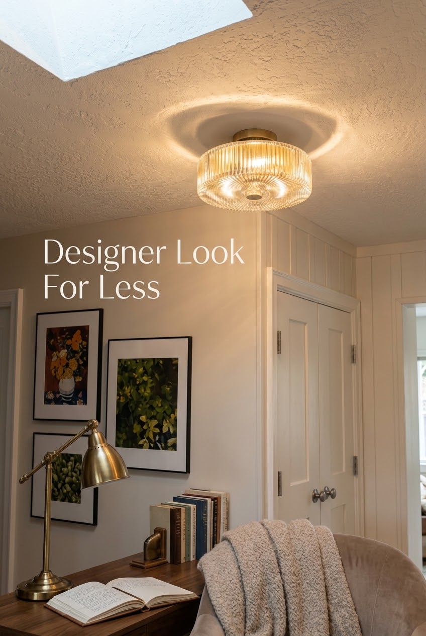 Style Your Bedroom Like a Pro: Mastering Texture with Ribbed Glass Lighting
