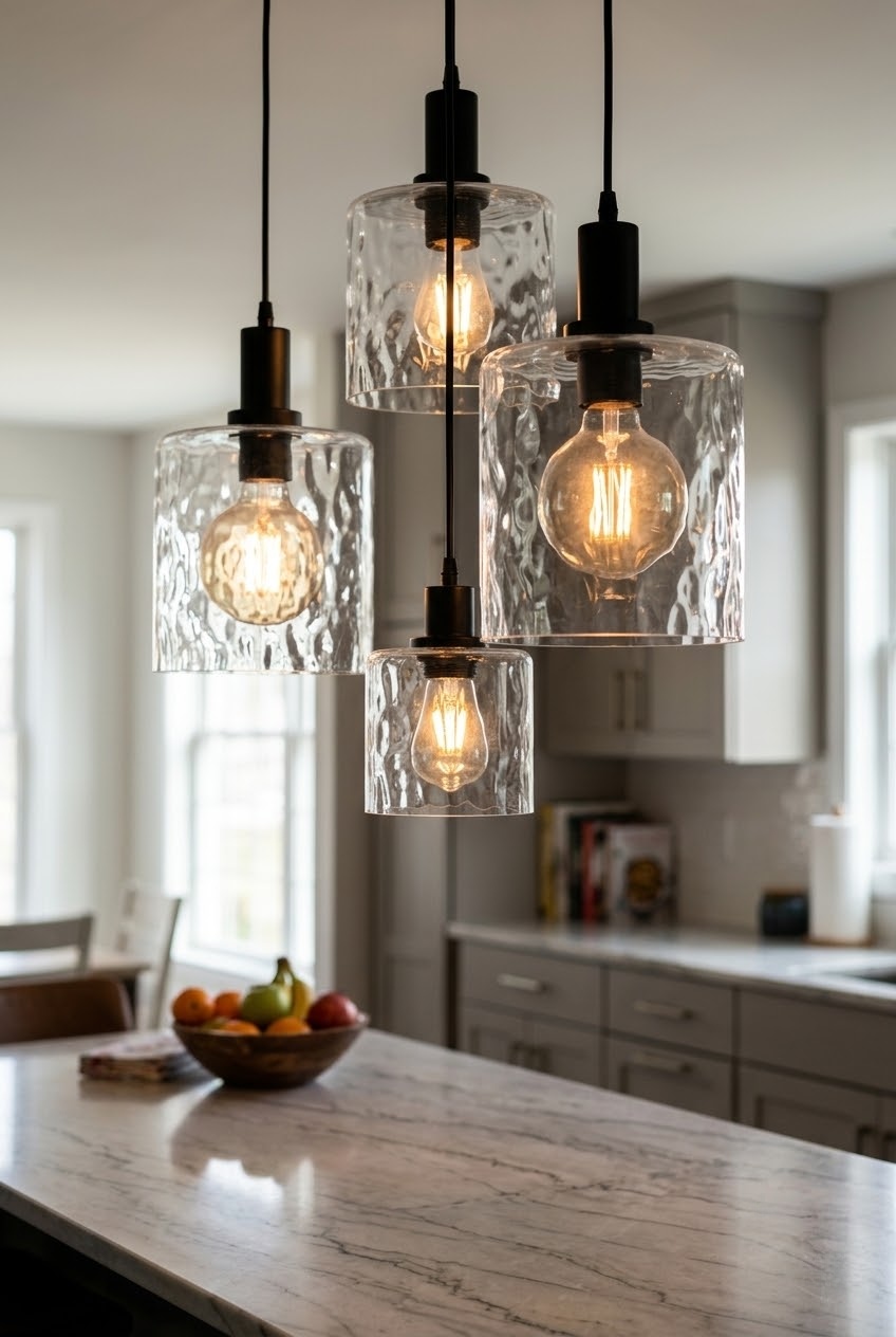 Elevating Bedside Elegance: How to Style a Black Glass Bedroom Pendant Light