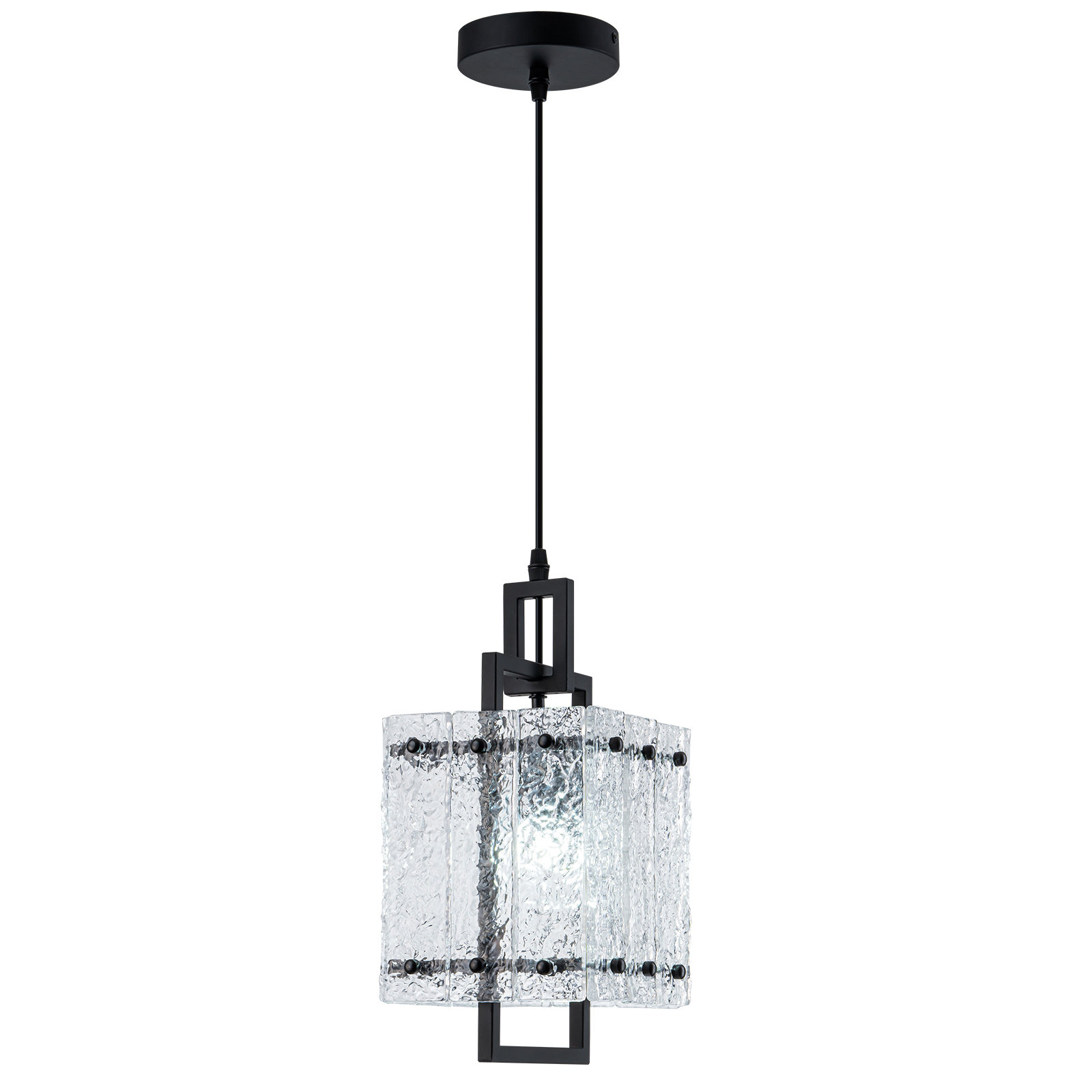 Elevating Bedside Elegance: How to Style a Black Glass Bedroom Pendant Light
