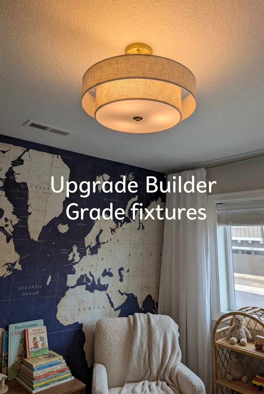 Beyond the Boob Light: Transforming Builder-Grade Ceilings with Architectural Fabric Flush Mounts