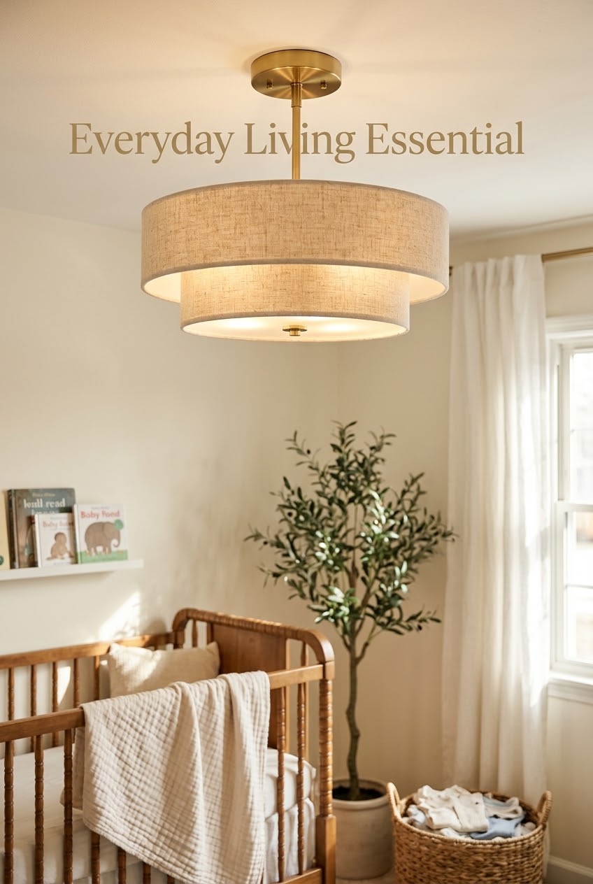 The Everyday Living Essential: Why Soft Overhead Lighting Transforms the Evening Routine